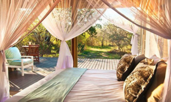 2-Night Stay for Two incl Meals, Picnic, Massage, Guided Walk and More at Ngama Tented Safari Lodge Product Image
